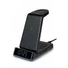 Image de Station de Charge 4 en 1 et Réveil Personnalisable Android Noir - Neuf