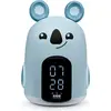 Image de Bigben Interactive RKIDSKOALA Réveil numérique gris pour enfants avec écran LCD et veilleuse