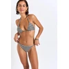 Image de Bas de bikini rayé irisé Aena Lysea L