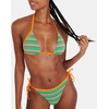 Image de Bas de maillot de bain rayé rétro FARA HYPERSTRIPE L