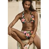 Image de Bas de maillot noir ALERIA NOELANI coupe classique imprimé tropical XL