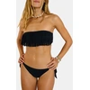 Image de Haut de maillot de bain bandeau noir WESTO FRINGES S