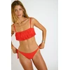 Image de Haut de maillot de bain bandeau orange WESTO FRINGES L