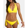 Image de Haut de maillot push-up jaune MAHO SPRING Push Up