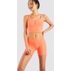 Image de Short cycliste orange Zelig Sunrib XXS