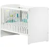 Image de Les Tendances - Lit Bébé 120x60 En Bois En Bois Blanc