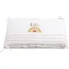 Image de Tour De Lit Adaptable - Sauthon - Sunlight - 100 % Coton - Écru Motif Arc-en-ciel