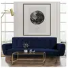 Image de Le Quai Des Affaires - Canapé Convertible 3 Places Odin / Bleu/ 210x79x80 Cm