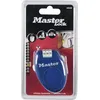 Image de Master Lock Retractable 3 Digit Lock 4 Units Câble-antivol Multicolore 0.2 x 70 cm Multicolore 0.2 x 70 cm