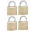 Image de Cadenas En Laiton Massif Masterlock 30 Mm - Lot De 4 - 130eurqnop