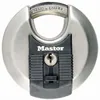 Image de Master Lock Cadenas Rond [a Clé] [acier Inoxydable] [extérieur] M50eurd - Idéal Pour Les Espaces De Rangement, Les Remises, Les Garages, Les Remorques