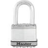Image de Master Lock Cadenas Très Haute Sécurité [a Clé] [acier Laminé] [extérieur] [anse M] M5eurdlf - Idéal Pour Les Remises, Les Garages, Les Clôtures Et Les Portails