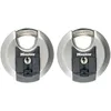 Image de Master Lock - Lot De 2 Cadenas A Disque Masterlock M40eurt - Robuste - Acier Inoxydable - Installation Extérieure