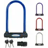 Image de Antivol pour vélo MASTER LOCK U [avec clé] - Idéal pour les vélos, les vélos électriques, les VTT et autres