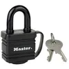 Image de Master Lock - Cadenas En Acier Laminé À Goupilles Masterlock Protection Thermoplastique - 40 Mm - 7804eurd