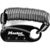 Image de Antivol de vélo à câble Master Lock n° 1551EURDBLK 90 cm Noir - Neuf