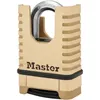 Image de Master Lock - Cadenas En Laiton Massif Haute Securite [anse Protegee][a Combinaison] M1177eurd