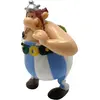 Image de Plastoy Astérix Personnage Obélix amoureux avec bouquet de fleurs 7 cm P60546