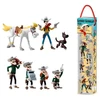 Image de Pack de 7 Figurines - PLASTOY - Tubo Lucky Luke - Neuf