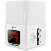 Image de Geemarc Wake'n shake LIGHT - Réveil lumineux réglable fort 90 dB avec coussin vibrant, lever de soleil artificiel, arrêt automatique, sons naturels, radio, Mp3