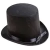 Image de Chapeau feutre Haut de forme Rocambole 15 cm adulte, noir