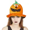 Image de Chapeau adulte velours citrouille