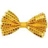 Image de Noeud papillon sequins, or