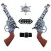 Image de Set de cow boy - 2 revolvers 22 cm, ceinture avec balles et Ã©toile