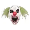 Image de Masque adulte intÃ©gral clown cannibale avec cheveux