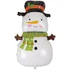Image de Ballon alu Bonhomme de neige 60 cm