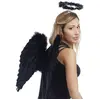 Image de Serre-tÃªte halo-aurÃ©ole d'ange, noir