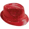 Image de Chapeau borsalino sequins Rouge