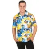 Image de Chemise hawaÃ¯enne palmiers, taille adulte S/M