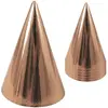 Image de Sachet de 6 chapeaux pointus mÃ©tal Rose Gold