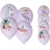 Image de Lot de 8 ballons anniversaire Super-HÃ©ros