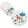 Image de Lot de 8 assiettes anniversaire Animaux de la forÃªt