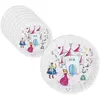 Image de Lot de 8 assiettes anniversaire Princesses