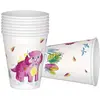 Image de Lot de 8 gobelets anniversaire Dinosaures