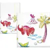 Image de Lot de 20 serviettes anniversaire Dinosaures