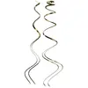 Image de Lot de 12 spirales mÃ©talliques Ã  suspendre Or
