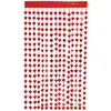 Image de Rideau LamÃ© Coeurs Rouges de 1 x 2 mÃ¨tres