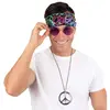 Image de Set hippie bandeau, collier et lunettes