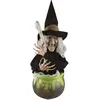 Image de SorciÃ¨re avec chaudron - 40cm - animÃ©, sonore, lumineux
