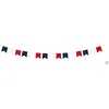 Image de Guirlande drapeaux fanions France bleu, blanc, rouge 3m