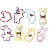 Image de Lot de 40 confettis de table Lapins CrÃ©tins
