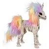 Image de DÃ©co squelette licorne arc-en-ciel 21cm