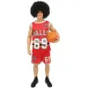Image de DÃ©guisement Basketteur rouge adulte S/M