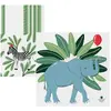 Image de Lot de 20 serviettes papier Animaux de la Savane