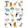 Image de Planche de tatouages Animaux de la Savane