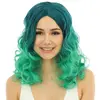 Image de Perruque manga longue bouclÃ©e luxe Vert